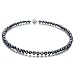 PearlsOnly Bliss Black 6-7mm A Freshwater Pearl Necklace 18 inch