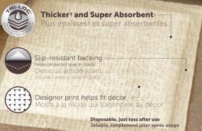 Depend Seat Pads are disposable seat protectors with a super absorbent pad for your best protection