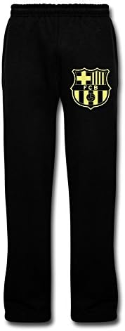 Men's UEFA 2015 FCB Barcelona FC Red Core Crest Sweatpants M Black