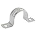 2 Pcs, Stainless Steel Rigid Two Hole Conduit Strap, 4 In., 316 Stainless Steel to Mount 4In Rigid Or Imc Conduits
