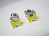 (エルメス)HERMES Hキューブピアス イエローパステルXシルバー 並行輸入品の画像
