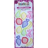 NEW! Pk/12 Bandit Os Shaped Rubber Bands: Series 1 FRUITY
