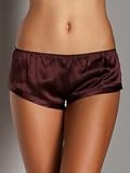 La Fee Verte Silk Short Aubergine
