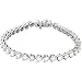 12 Ct Tw/07.25 Inch 18K White Gold Diamond Tennis Bracelet