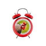 Present Time Rooster Sound Alarm Clock