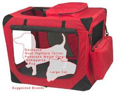 Home N Go Deluxe Soft Red Poppy Dog Crate