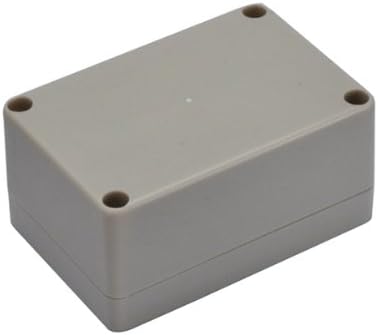 Flyallsky 1pce 2.68"X1.97"X3.74"(W X H X L) Cuboid New White-silvery Plastic waterproof Project Box Enclosure DIY