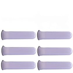 6 - Clear Heavy Duty 140rd Paintball Pods Tubes