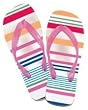 Pink Strap Flip Flops Die-Cut Photographic Magnet
