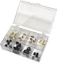 ATD Tools ATD-390 50-Piece Charging Hose Seal and Depressor Assortment
