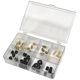 ATD Tools ATD-390 50-Piece Charging Hose Seal and Depressor Assortment