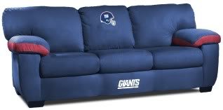 Home Team NFL New York Giants Classic Sofa