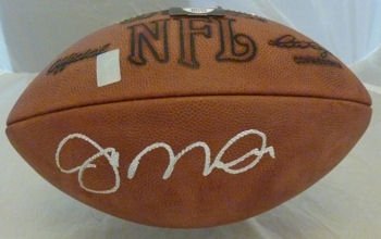 Joe Montana Autographed/Hand Signed San Francisco 49ers Official Wilson Football
