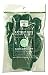 Earth Therapeutics Hydro Exfoliating Gloves, Green, 1 pair (Pack of 4)