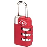Lewis N. Clark TSA Approved 3-Dial Combination Lock