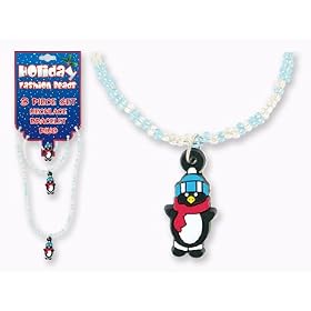 Holiday Christmas Fashion Beads Jewelry Set