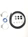 Southeastern Swimming Pool Offline Chlorinator Hose Tubing Connection Kit w/Saddle Connectors Clamps - Heavy-Duty Design - Durable Construction