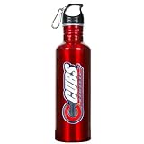 MLB Cubs 26 Oz Stainless Steel Water Bottle in Red