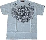 ZION ROOTSWEAR - Iron Lion - White T-shirt