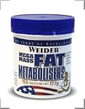 Weider Nutrition Mega Mass Fat Metabolisers - 150 Tablets