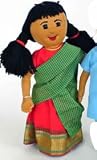 Vani cloth doll- dolls wearing traditional Indian costumes