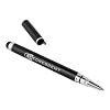 Decrescent 2 in 1 universeller kapazitiver Stylus & Schreibstift f�r kapazitive Touchscreens und Tablet-PCs inkl. Apple iPad 1, 2, 3, 4 (Retina Display) & Mini, Samsung Galaxy Tab, Tab2 & Note 10.1 & 8.0, BlackBerry Playbook, Amazon Kindle Fire HD, Google Nexus 7 & 10 und mehr - Schwarz