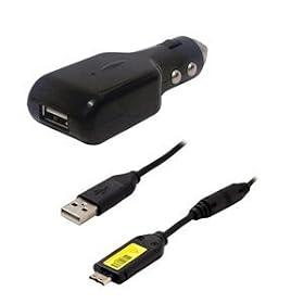 Decrescent In Car Charger Vehicle Cable SUC C3 Power Lead for Samsung NV | SL | ST | TL Series Digital Cameras