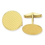 14k Cuff Links - JewelryWeb