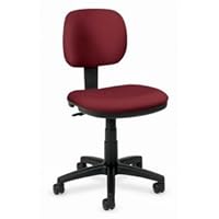 610 Series Swivel Task Chair - Burgundy/ Black