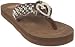 Justin Flip Flops 55120222 Ladies Trinity Heart Mossy Oak Camo Flat