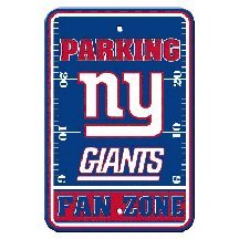 NEW YORK GIANTS Parking Sign