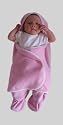 Bug in a Rug - Baby Pink Large
