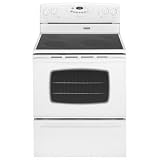 Maytag MER5752BA standing Electric range, 5.1 Cuft. Capacity, Self : White