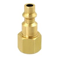 Solid Brass 1/4' Female Thread Air Hose Quick Connect Plug