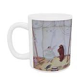 Lady with Dancing Bear, 1980 (oil on canvas) by Mary Stuart - Mug - Standard Size