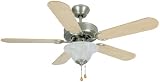 Hardware House 543587 Wyndham 42-Inch Ceiling Fan Brushed Nickel