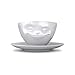 Tassen Face Coffee Cup with Saucer (Grinning)