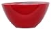 Colorful Recycled Art Glass Large Ruby Red Salad Bowl 160oz