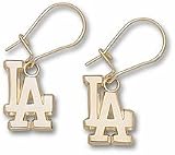 Los Angeles Dodgers 1/2 LA Dangle Earrings - 10KT Gold Jewelry