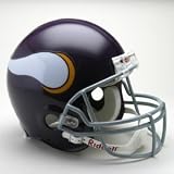 Minnesota Vikings 1961-79 Throwback Pro Line Helmet Features Official Team Decals