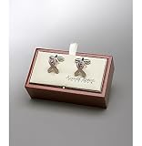 Pink Ribbon Breast Cancer Awareness Cuff Links by Kenneth Roberts