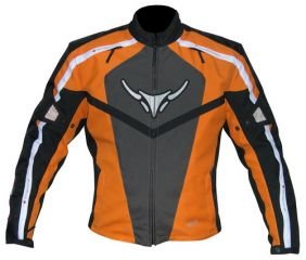 Motorradjacke, Textiljacke orange, 712202
