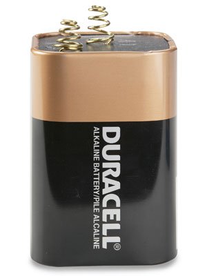 ALKALINE : Duracell 6V Lantern Alkaline Battery