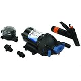 Jabsco Par-Max Washdown Pump Kit - 4.0GPM-60psi-12VDC - Includes Nozzle & Strainer