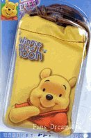 Disney Winnie the Pooh Cell Phone Camera Mp3 Pouch with Drawstring