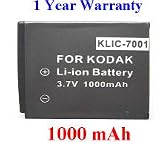 Synergy Digital KLIC-7001 Lithium-Ion Battery - Ultra High Capacity (900 mAh) - COMPATIBLE for Kodak KLIC-7001 Battery