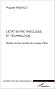L'Etat entre th�ologie et technologie : Origine, sens et fonction du concept d'Etat