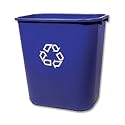 RUBBERMAID BLUE MEDIUM DESKSIDE RECYCLING CONTAINER PACK OF 12 SALE