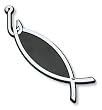 Fish Hook Car Emblem