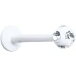 16 Gauge White Tiffany Ball Labret Monroe